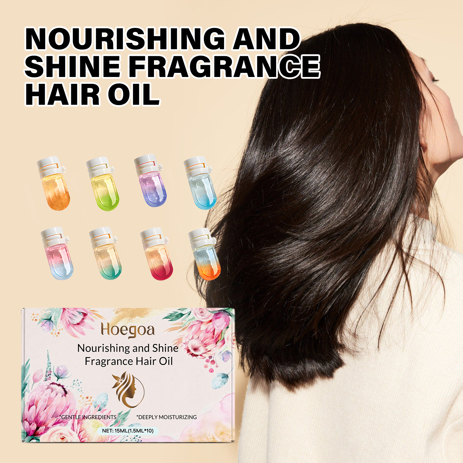 Hair Care For Curly Dry Hair - Fragrance Hair Essential Oil Capsule Nourishing