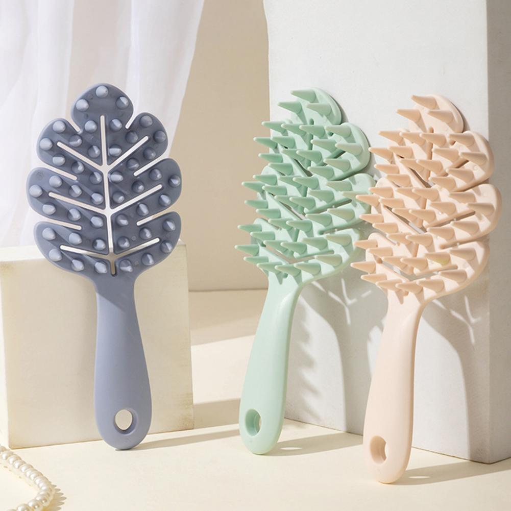 Detangling Wide Comb - Massage Hair Brush Long Handle Vented