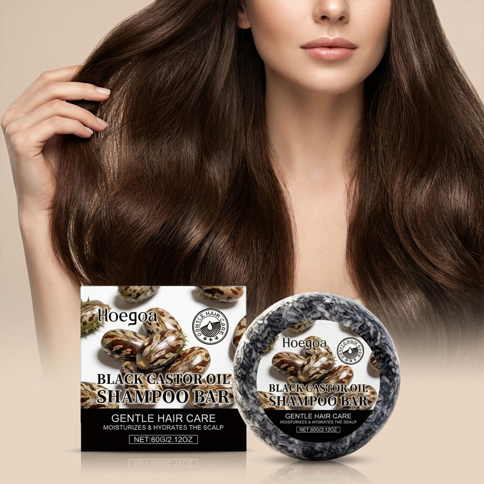 Hair Care Olive Oil - Black Castor Oil Shampoo Bar Natural
