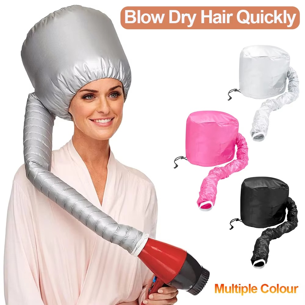 Hair Care For Curly Dry Hair - Portable Hair Dryer Heating Cap Hair