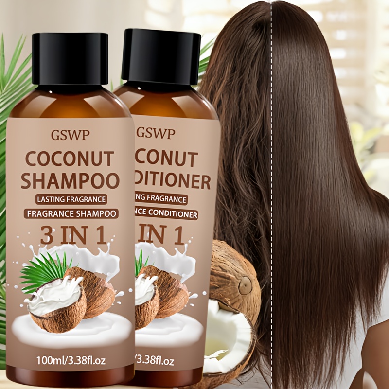 Hair Care Salon - GSWP 3-In-1 Coconut Shampoo and Conditioner