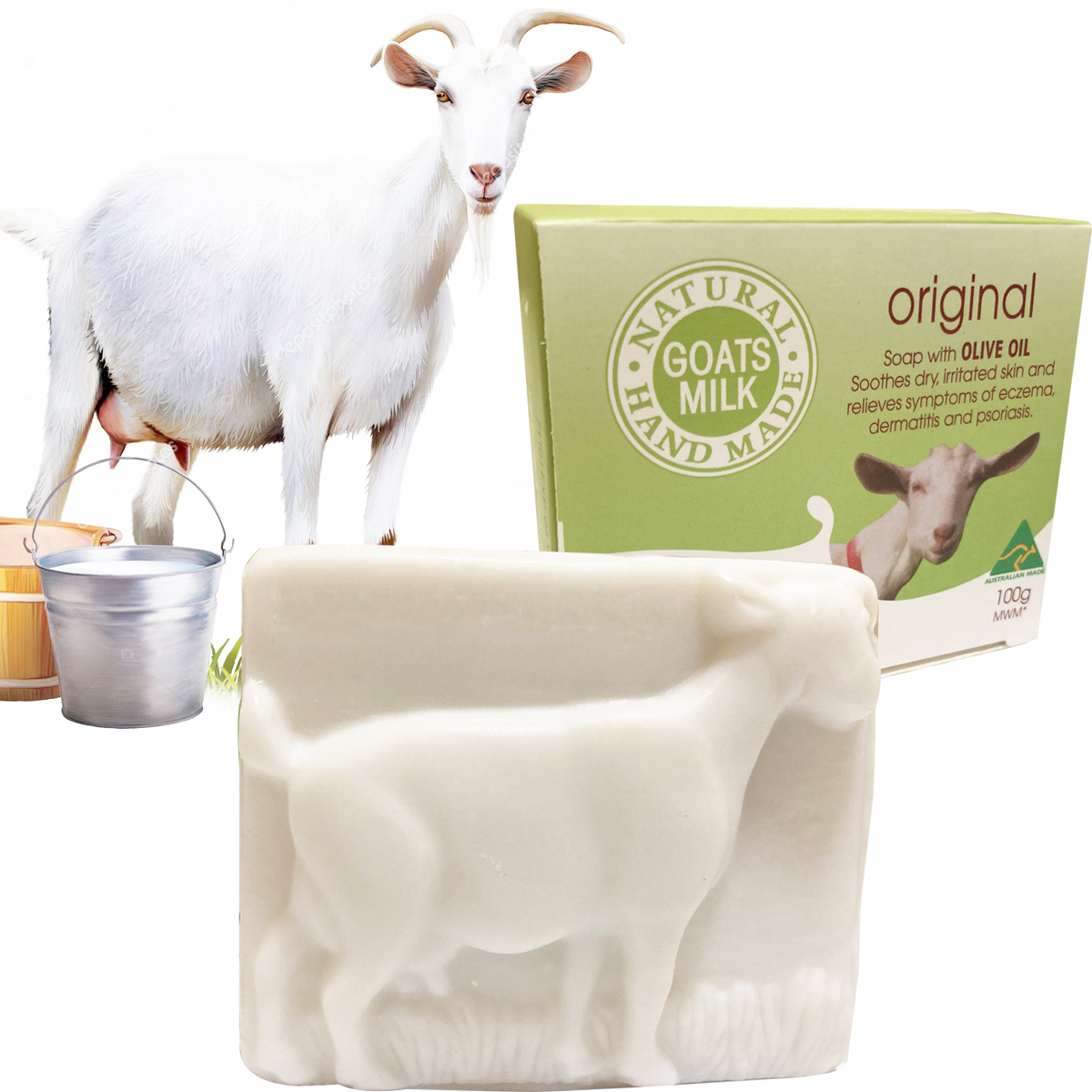 100g Natural Handmade Goats Mi - Hair Care Olive Oil recensie en prijs