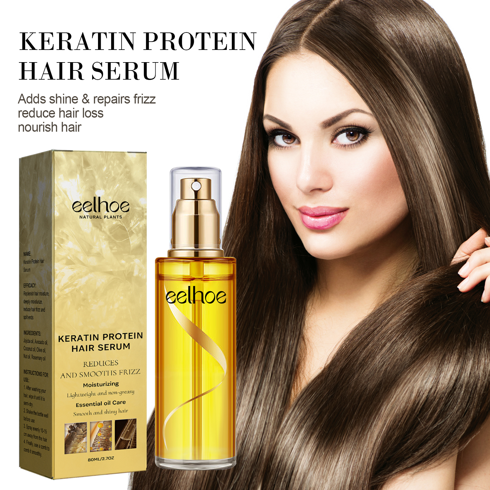 Keratin Hair Growth Care Essen - Hair Care For Curly Dry Hair recensie en prijs