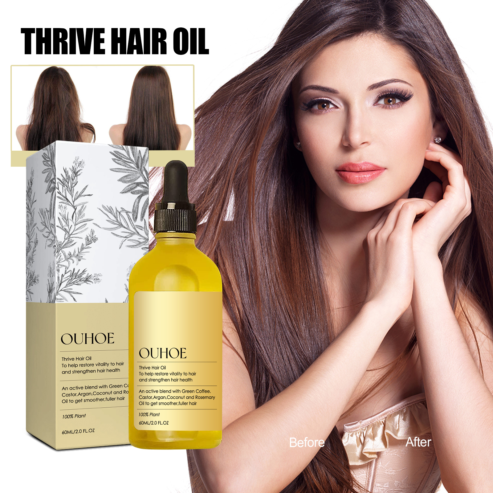 60ml Rosemary Hair Oil for Thi - Rosemary Hair Oil recensie en prijs