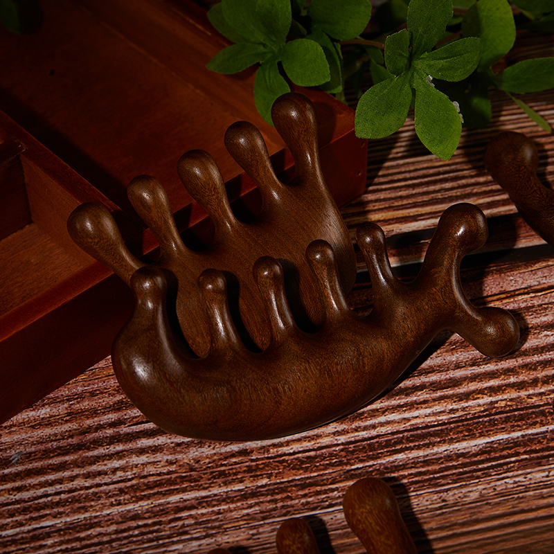 Wood Therapy Massage Comb Head - Detangling Wide Comb recensie en prijs