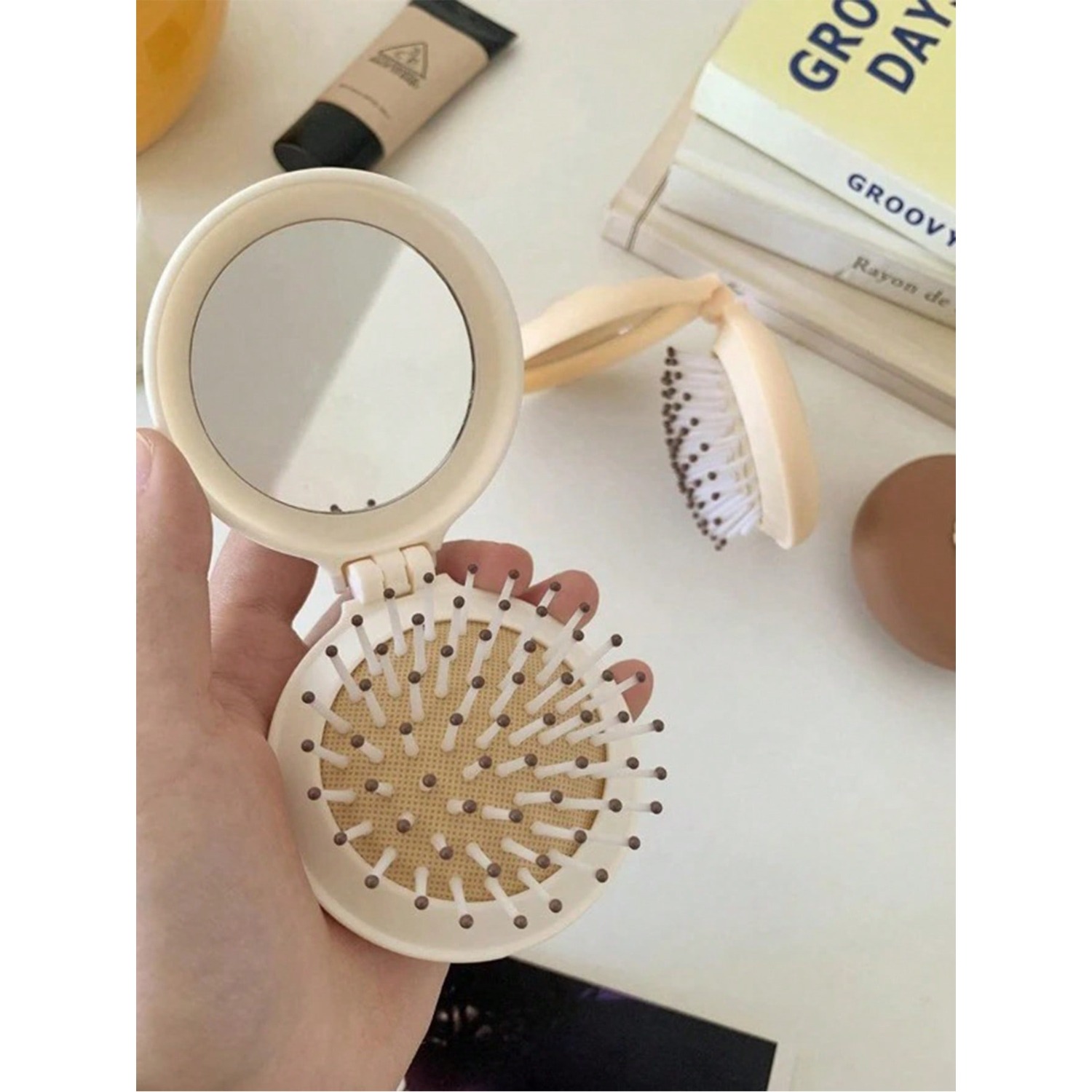 1pc Hollow Hair Brush, Profess - Hair Care For Curly Dry Hair recensie en prijs