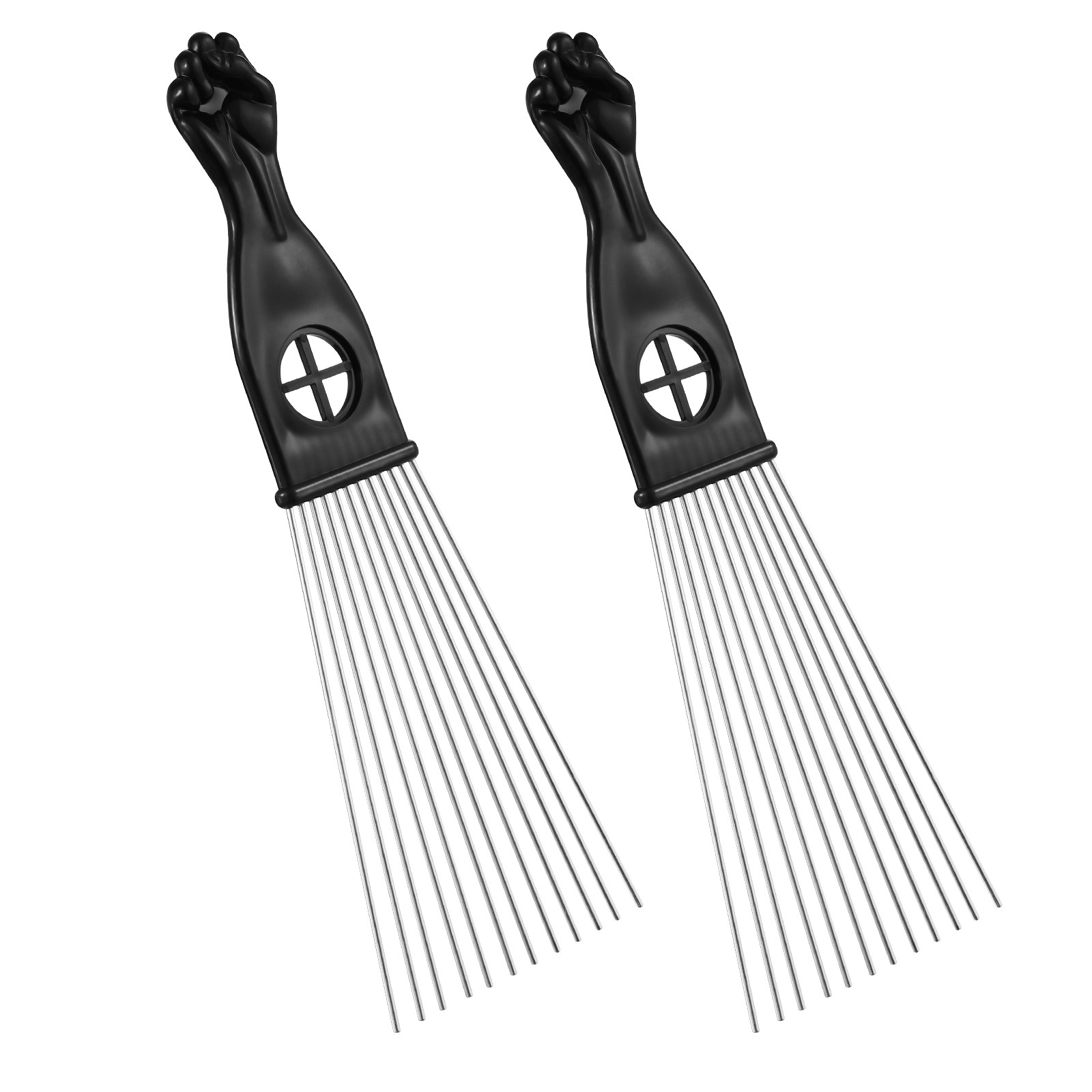Metal Styling Pick Comb 2pcs F - Detangling Wide Comb recensie en prijs