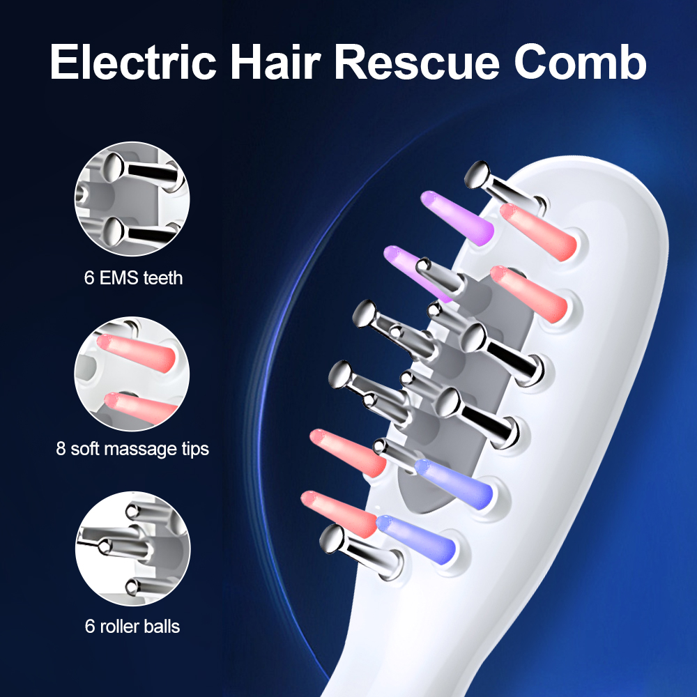 3 Gears EMS Vibration LED Ligh - Hair Care For Hair Loss recensie en prijs