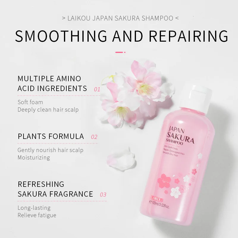 LAIKOU Japan Sakura  Shampoo R - Hair Care Dandruff recensie en prijs