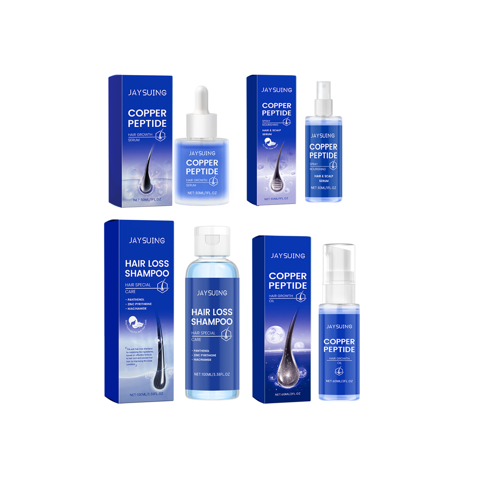Copper Peptide Shampoo Hair Gr - Hair Care Essence Oil Spray recensie en prijs