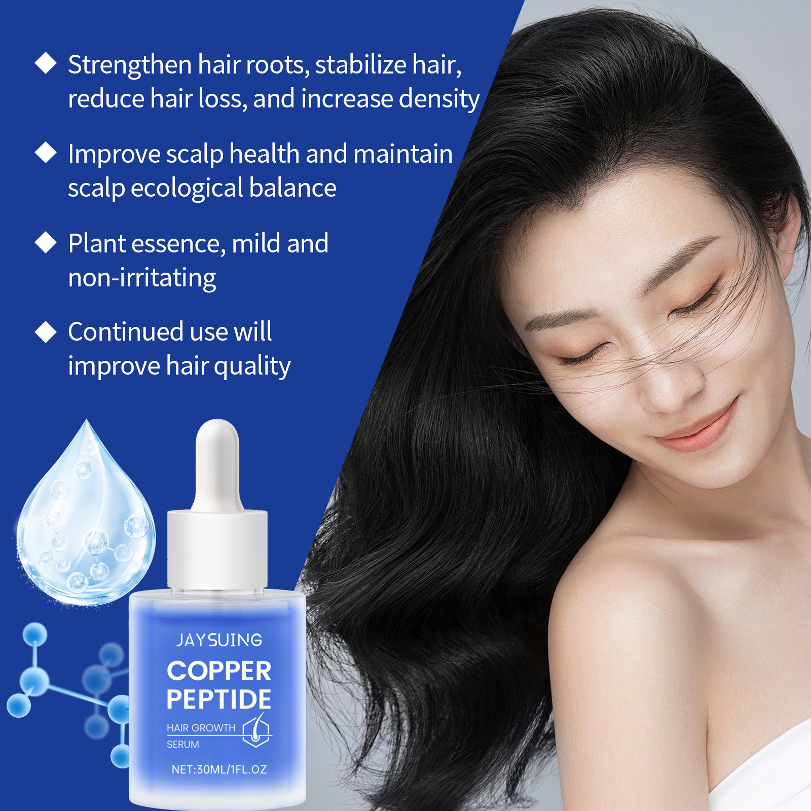 Copper Peptide Shampoo Hair Gr - Hair Care Essence Oil Spray recensie en prijs