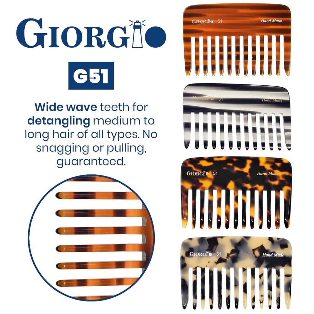 G51 Wide Tooth Detangling Comb - Hair Care For Curly Dry Hair recensie en prijs