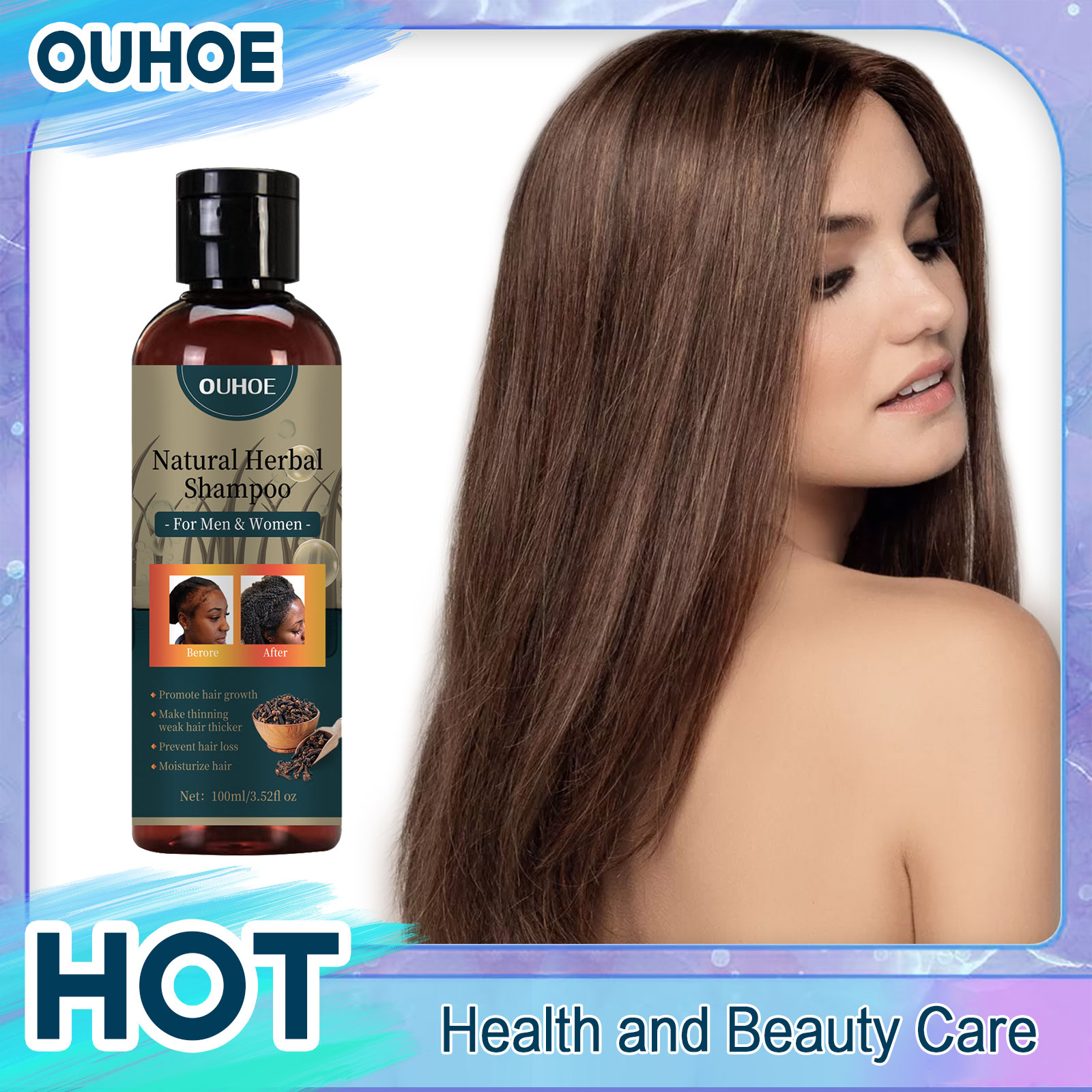 OUHOE Hair Growth Shampoo Anti - Hair Care Dandruff recensie en prijs