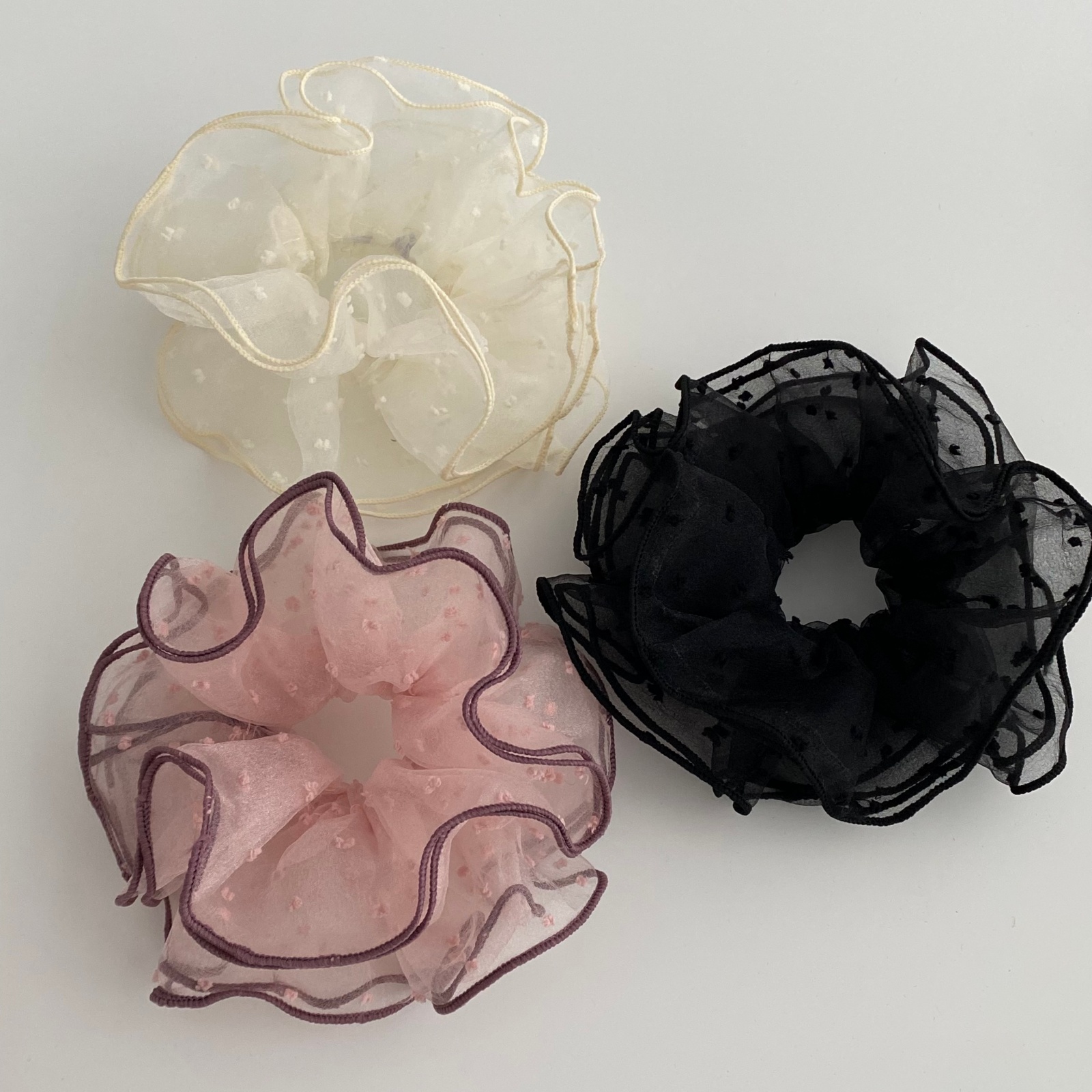1PC Summer Ruffled Sheer Tulle - Hair Net Invisible recensie en prijs