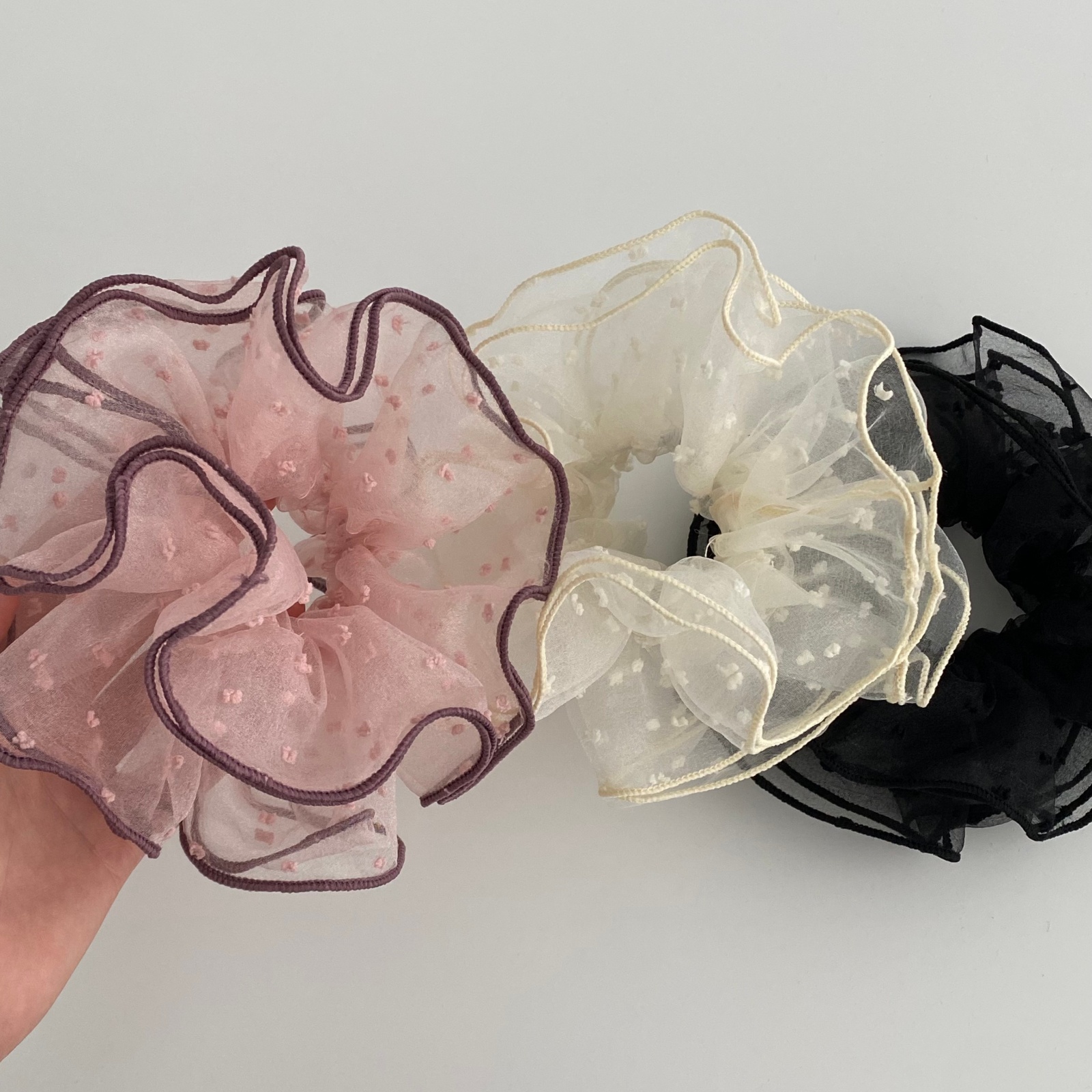 1PC Summer Ruffled Sheer Tulle - Hair Net Invisible recensie en prijs