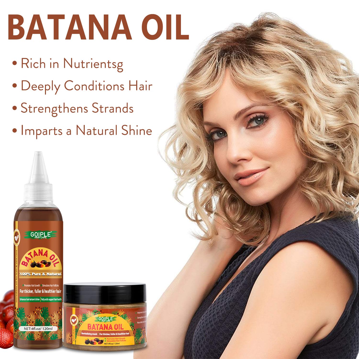 GOIPLE Natural Batana Oil Prom - Hair Care Essence Oil Spray recensie en prijs