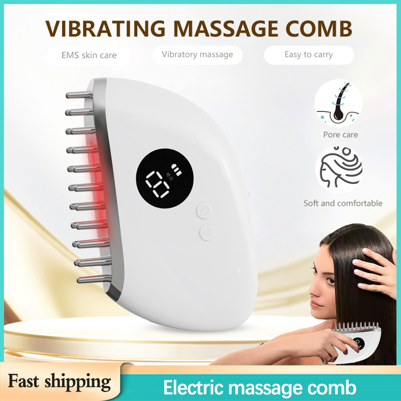 Electric Hair Growth Comb Red  - Hair Care For Hair Loss recensie en prijs