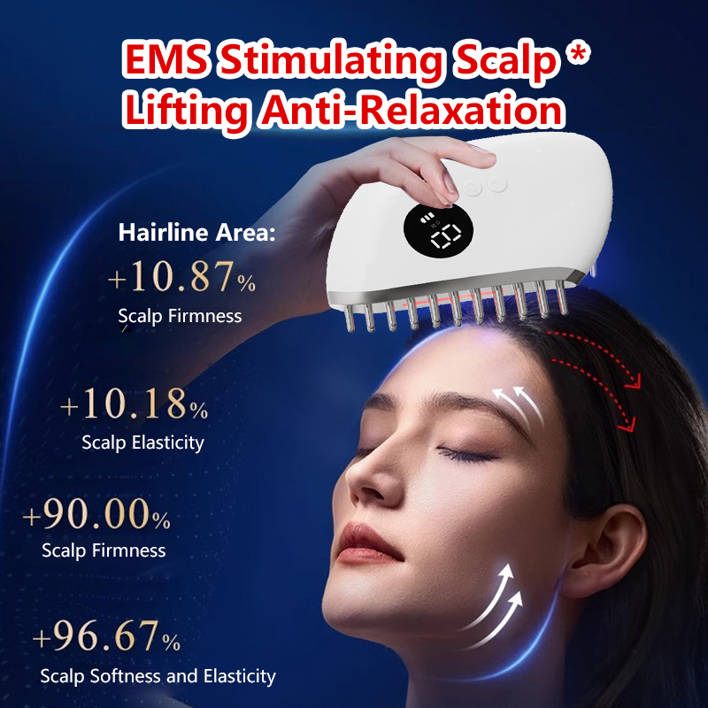 Electric Hair Growth Comb Red  - Hair Care For Hair Loss recensie en prijs