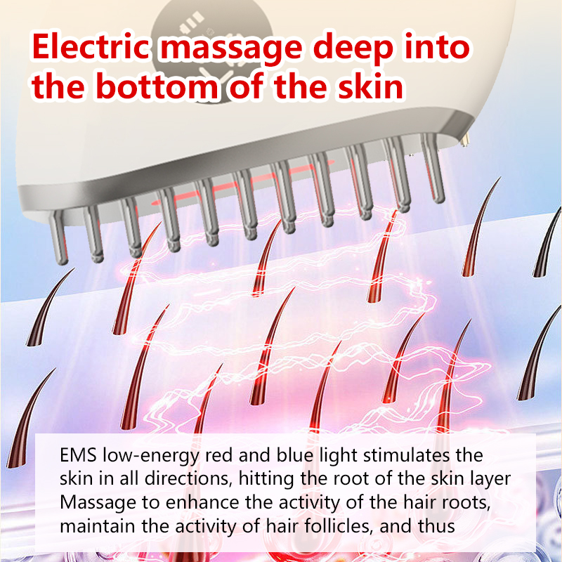 Electric Hair Growth Comb Red  - Hair Care For Hair Loss recensie en prijs