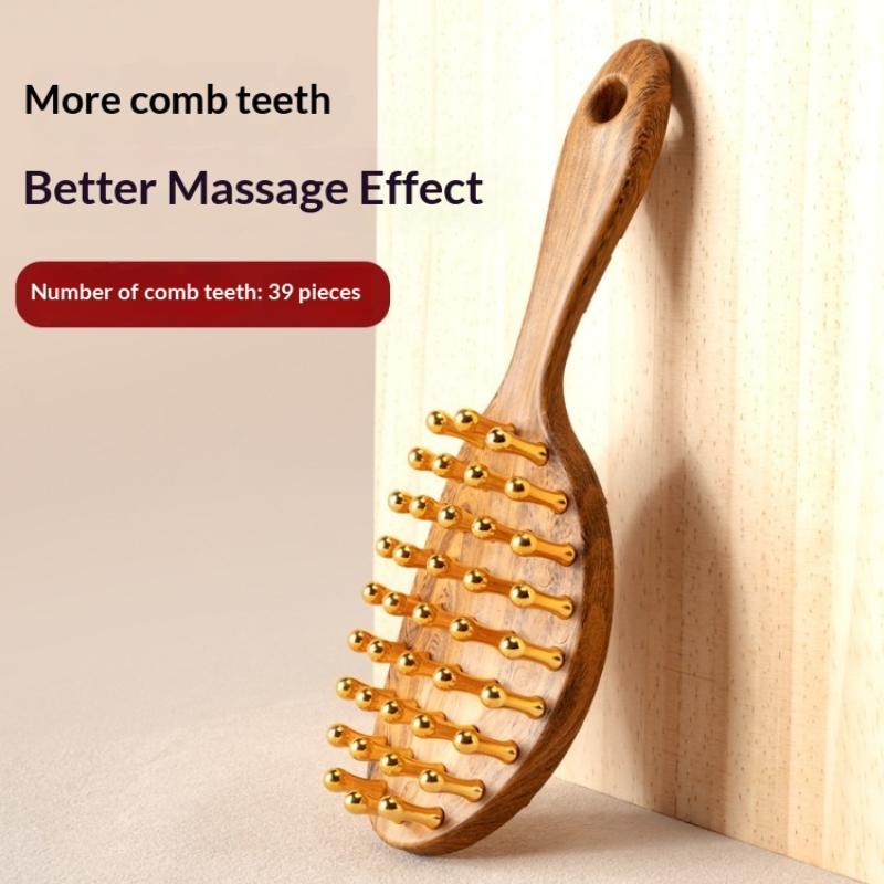 1PCS  Head Copper Tooth Massag - Detangling Wide Comb recensie en prijs