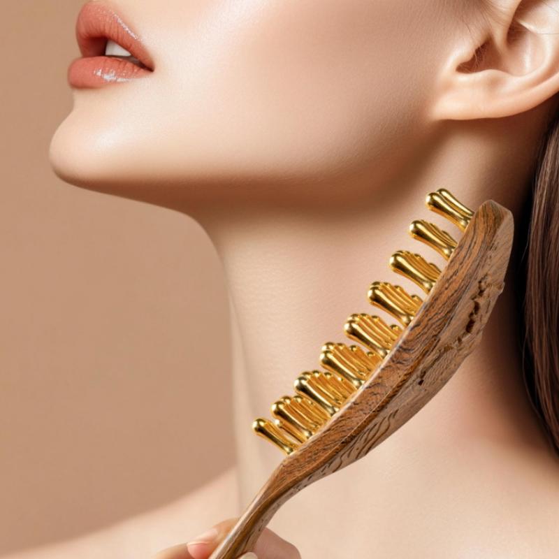 1PCS  Head Copper Tooth Massag - Detangling Wide Comb recensie en prijs