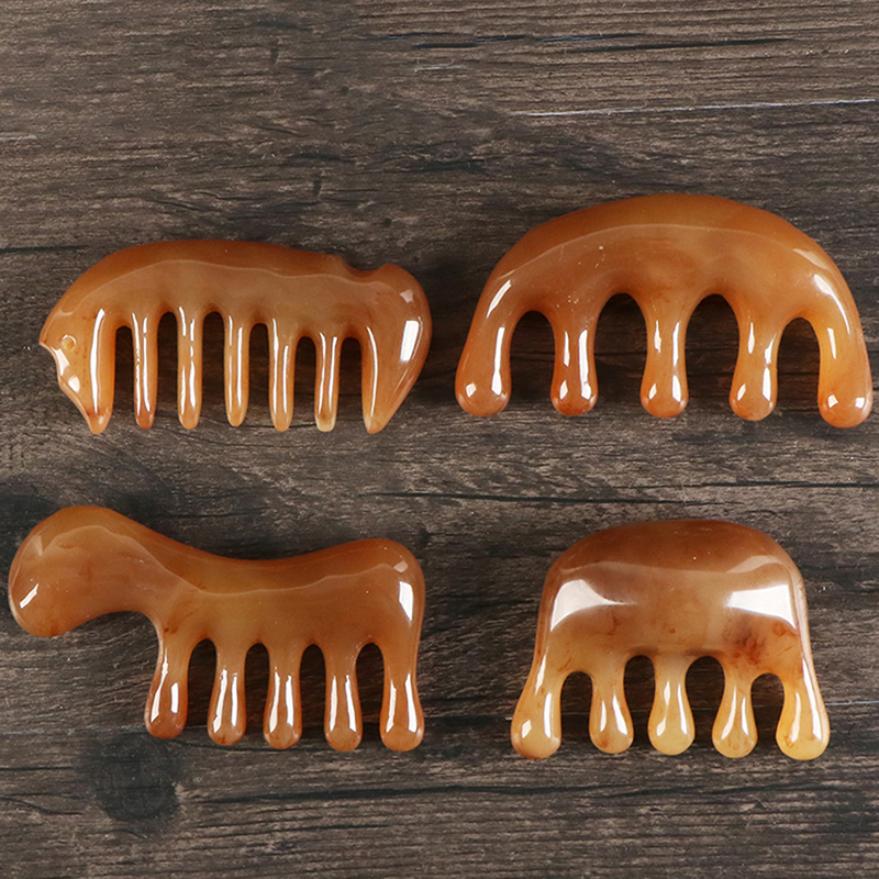 Natural Ox Horn Gua Sha Tools  - Detangling Wide Comb recensie en prijs