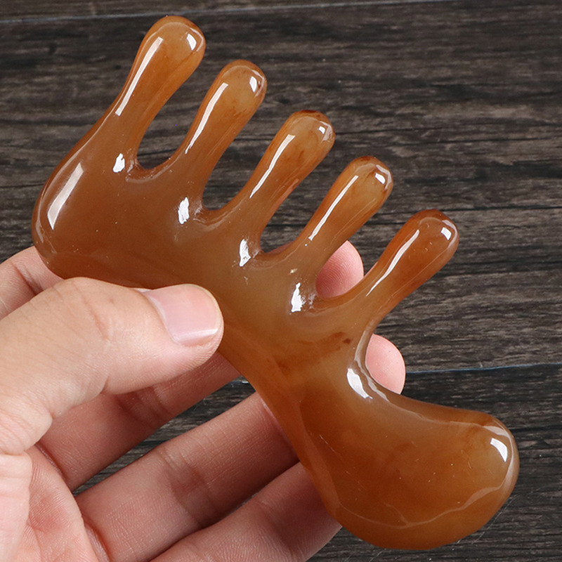 Natural Ox Horn Gua Sha Tools  - Detangling Wide Comb recensie en prijs
