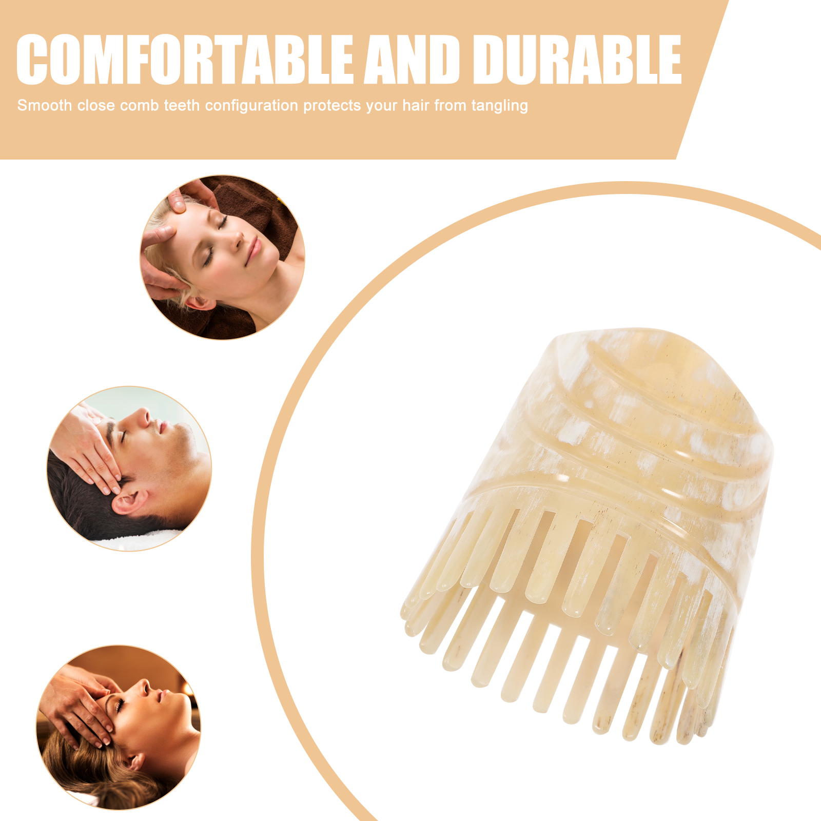 Portable Oxhorn Haircomb With  - Hair Care Tips recensie en prijs