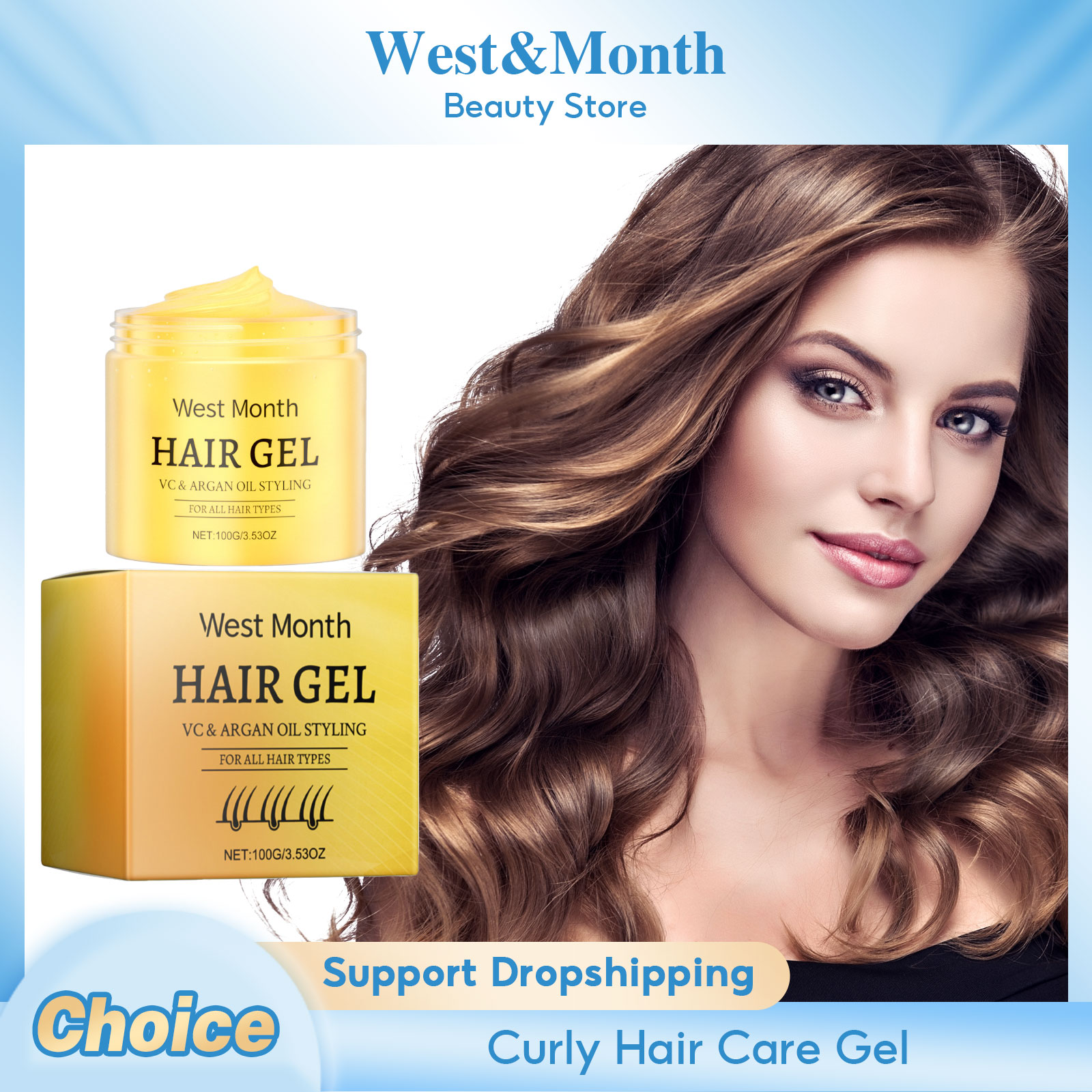 Curly Hair Care Cream Big Wave - Hair Care For Curly Dry Hair recensie en prijs