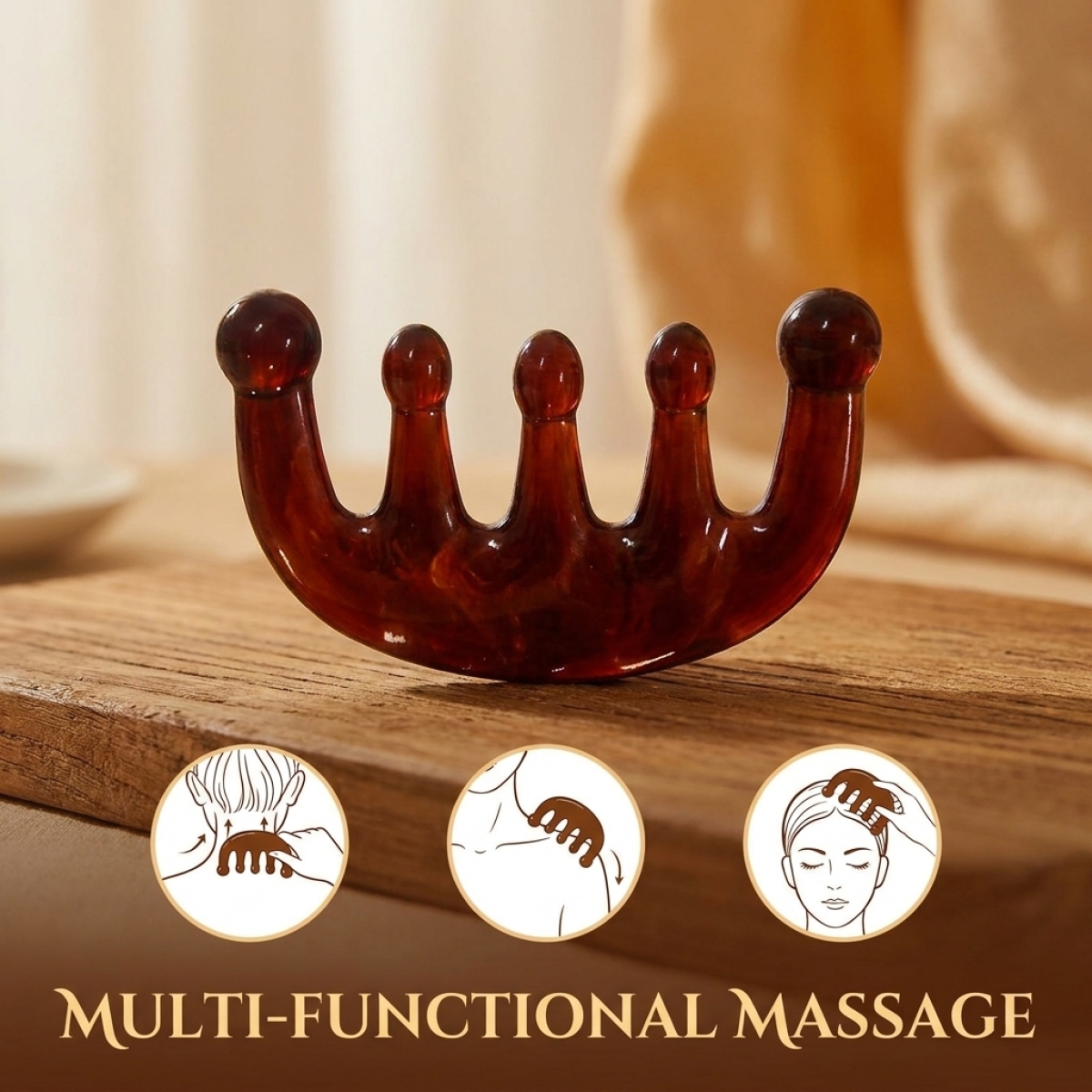 Five Claw Massage Comb Anti-St - Hair Care Tips recensie en prijs