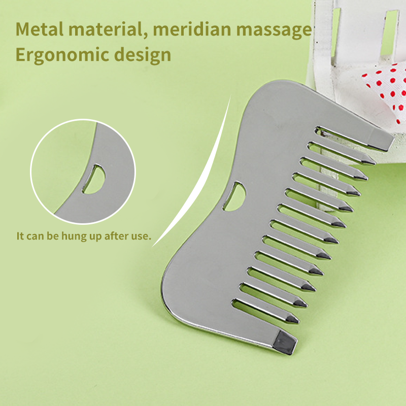 1pc Metal Massage Comb - Wide- - Detangling Wide Comb recensie en prijs