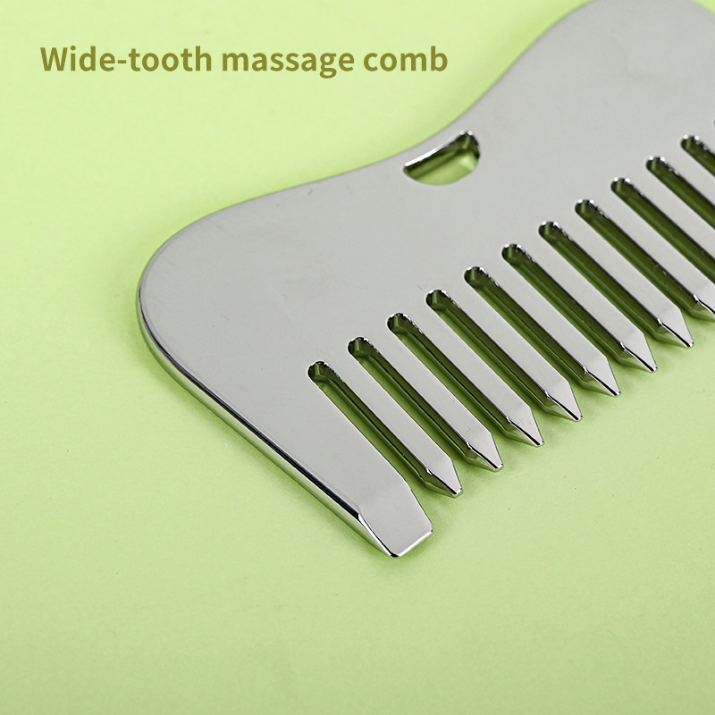 1pc Metal Massage Comb - Wide- - Detangling Wide Comb recensie en prijs