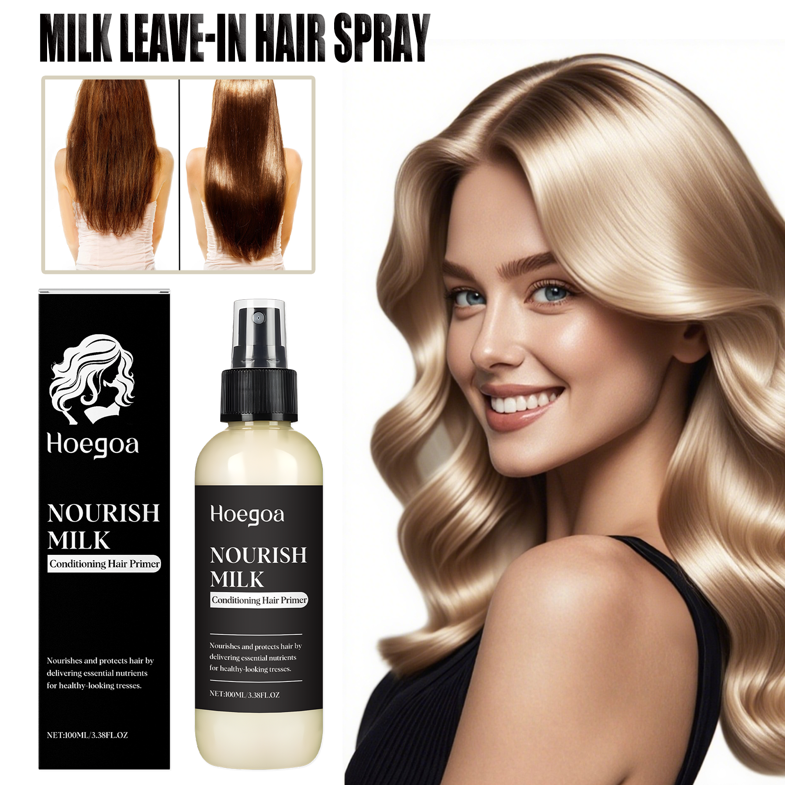 Milk Leave In Hair Spray With  - Hair Care Olive Oil recensie en prijs