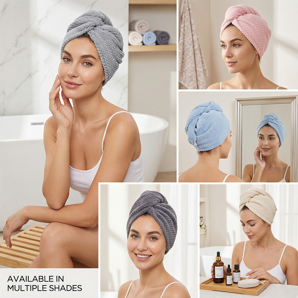 4Pack  Microfiber Hair Drying  - Hair Care For Curly Dry Hair recensie en prijs