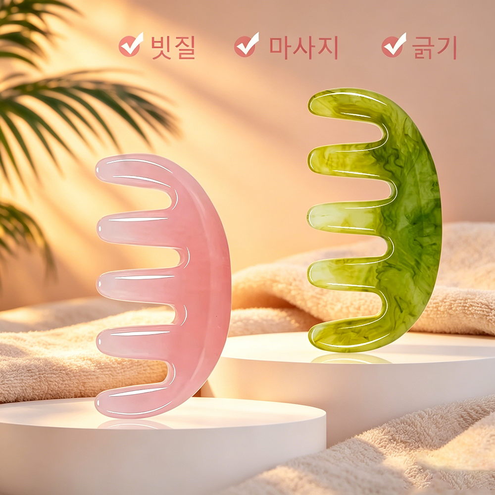 Five Tooth Resin Marble Wide T - Detangling Wide Comb recensie en prijs