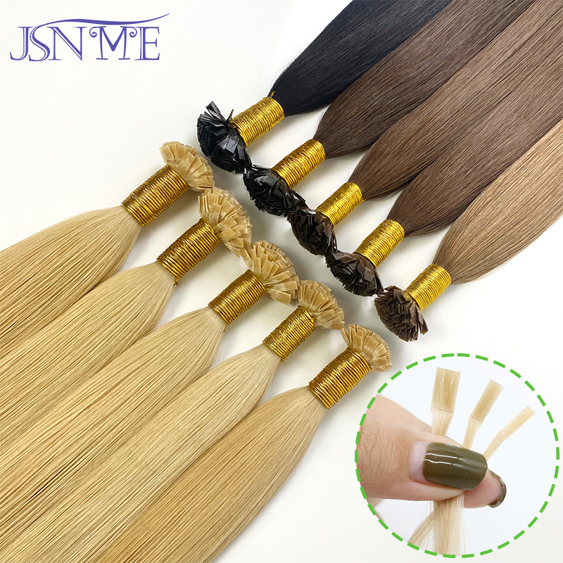 JSNME Flat tip Human Hair Exte - Hair Care Tips recensie en prijs