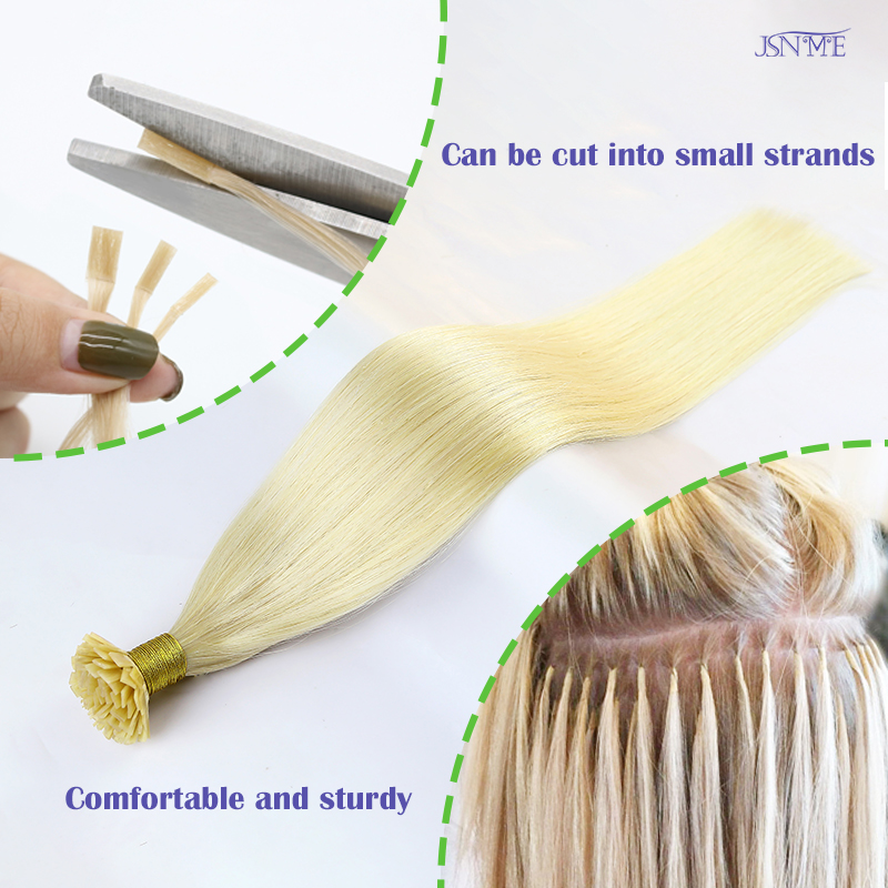 JSNME Flat tip Human Hair Exte - Hair Care Tips recensie en prijs