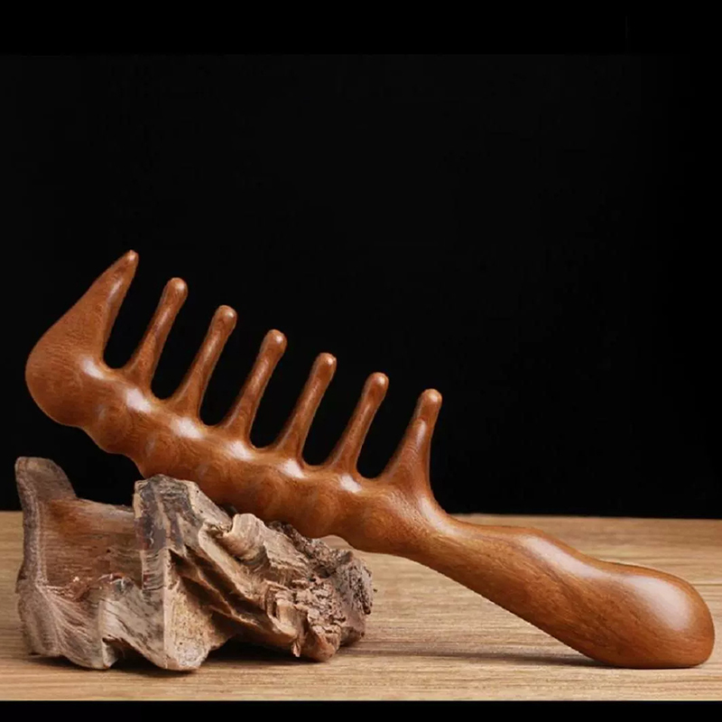 Natural Sandalwood Hair Combs  - Detangling Wide Comb recensie en prijs