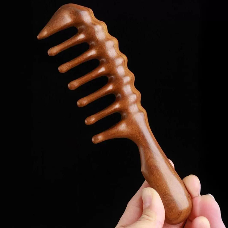 Natural Sandalwood Hair Combs  - Detangling Wide Comb recensie en prijs
