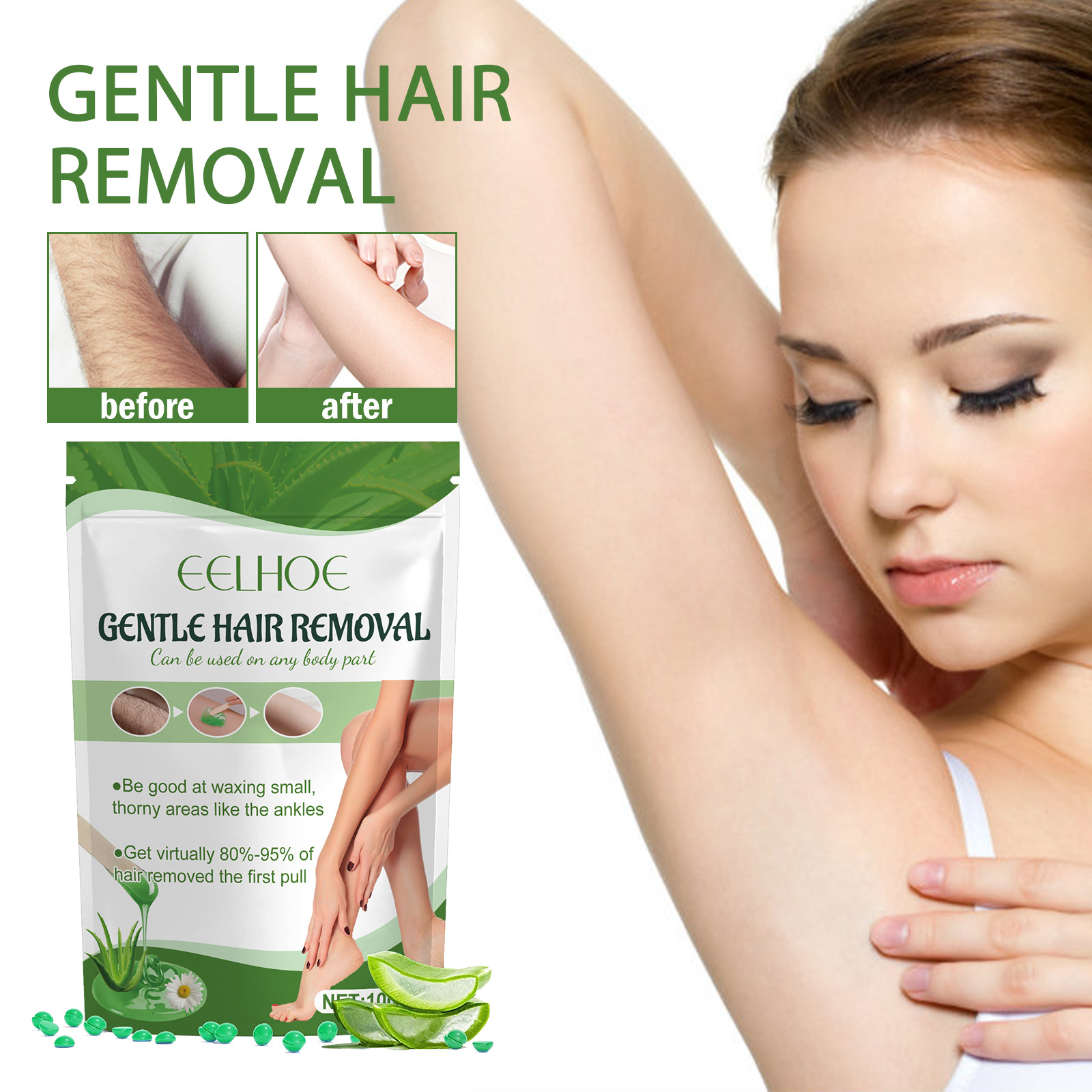 Aloe Wax Beads For Hair Remova - Hair Care With Aloe Vera recensie en prijs