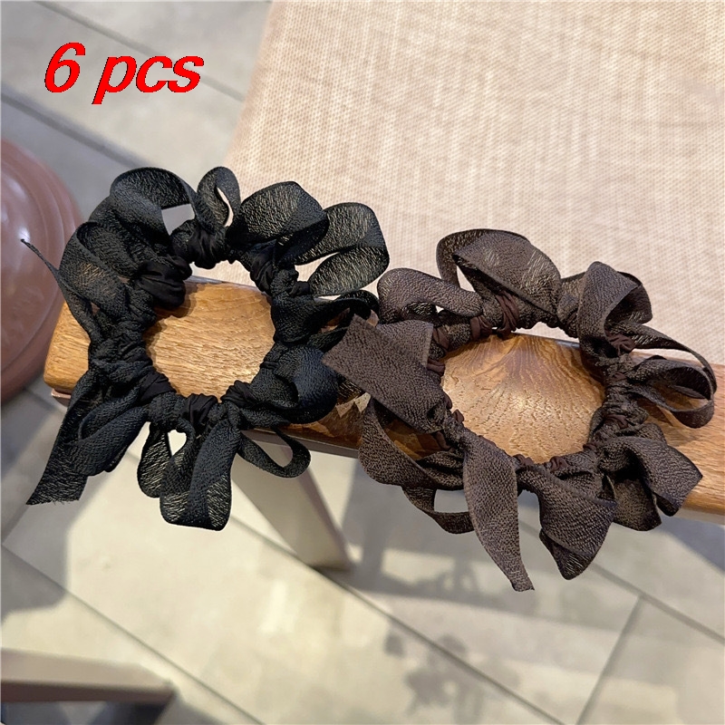 6 Pcs Women's Hair Scrunchies  - Hair Net Invisible recensie en prijs