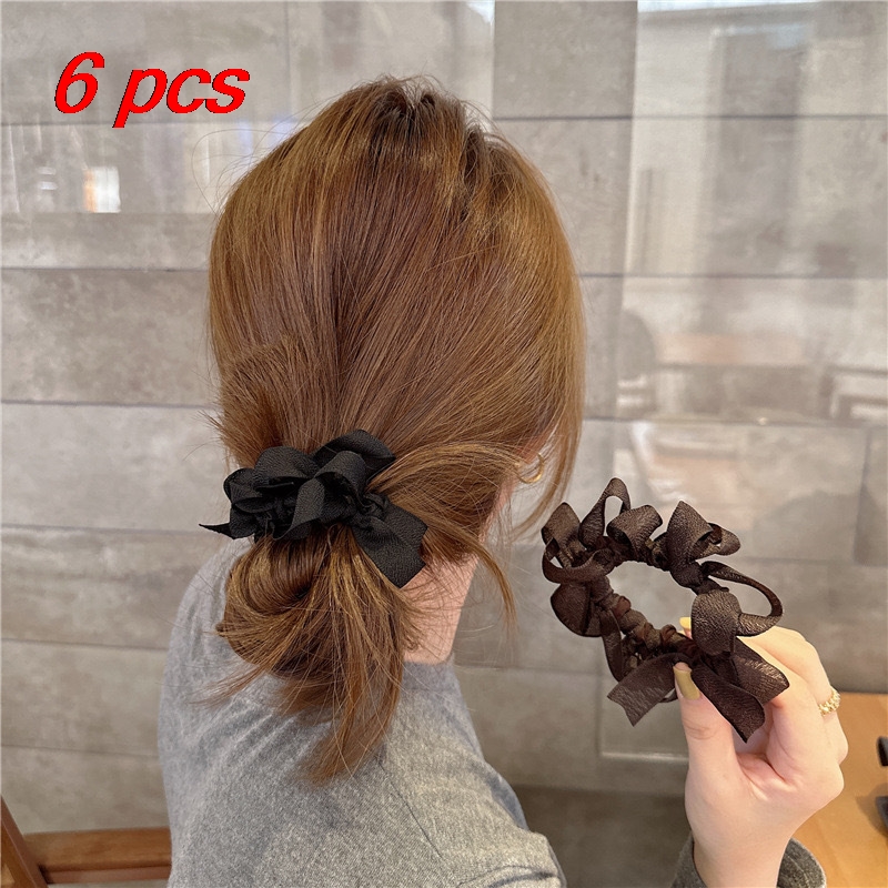 6 Pcs Women's Hair Scrunchies  - Hair Net Invisible recensie en prijs