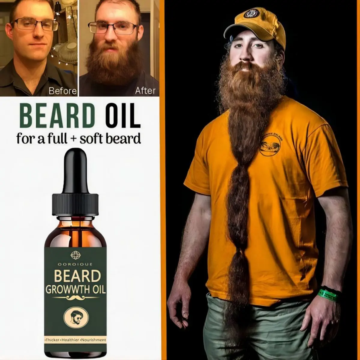 Fast Beard Growth Oil Beard Oi - Hair Care Essence Oil Spray recensie en prijs