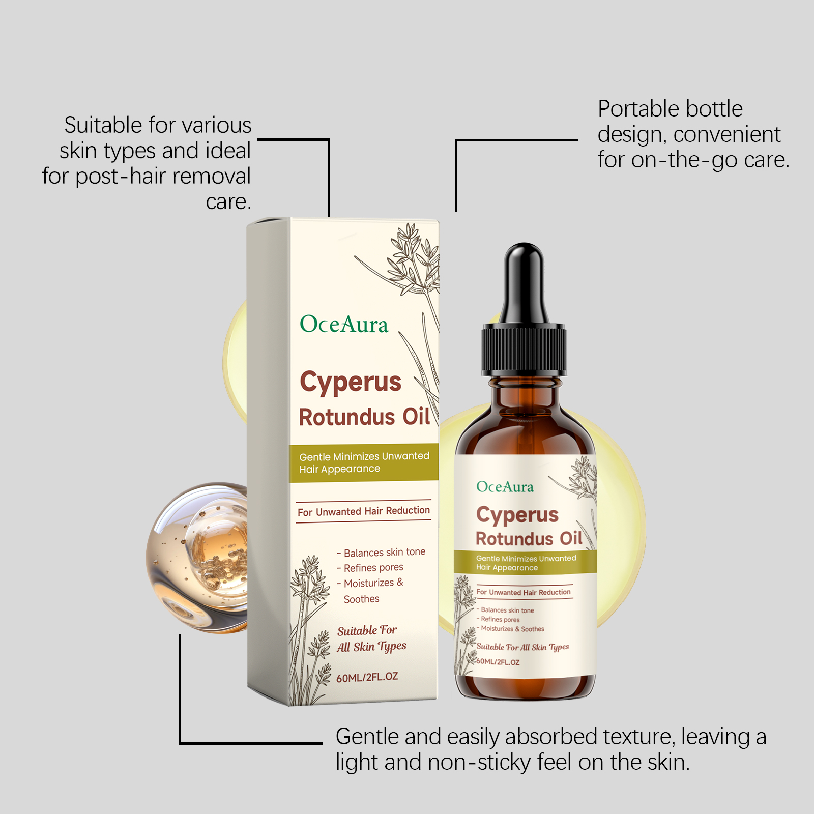 Cyperus Rotundus Hair Removal  - Hair Care Essence Oil Spray recensie en prijs