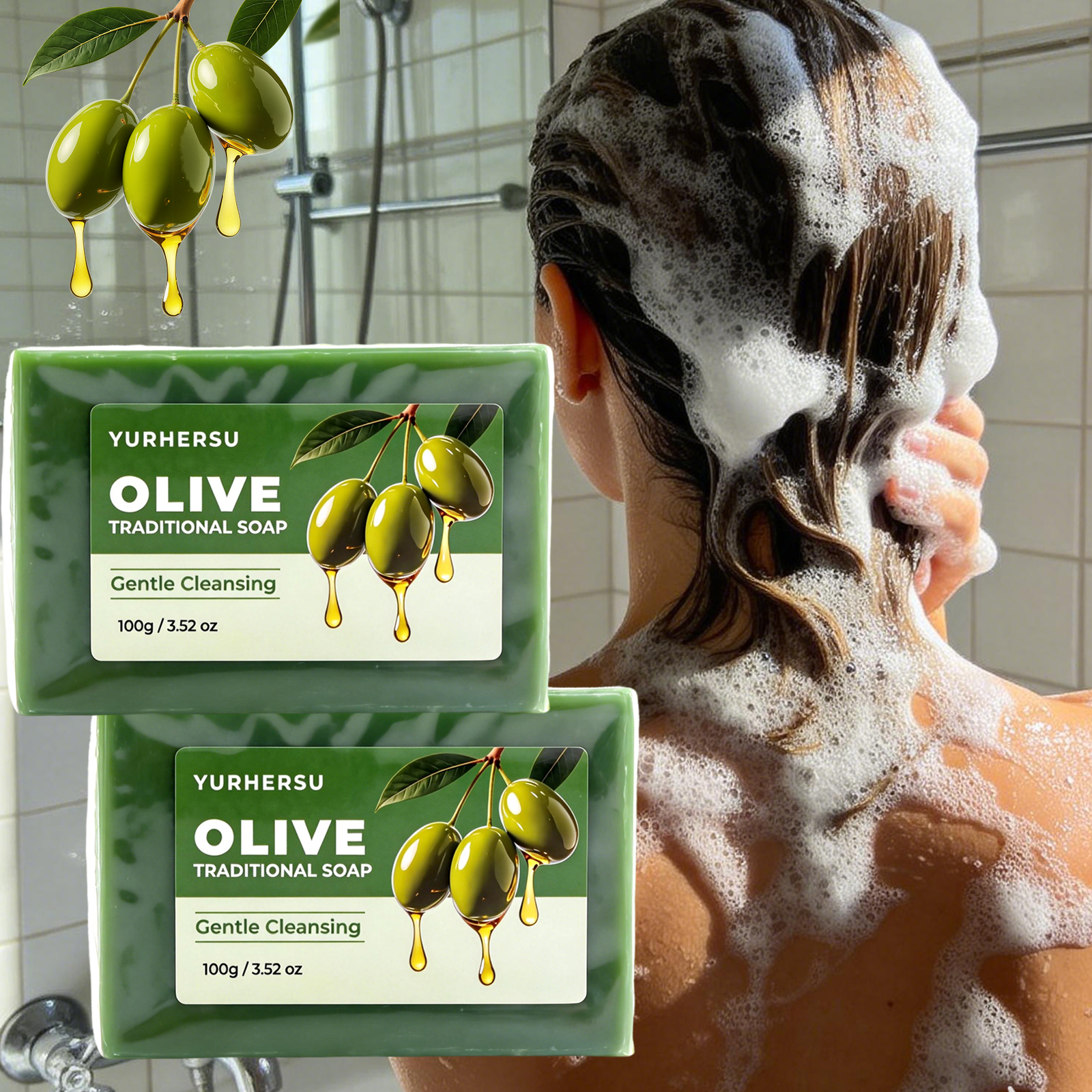 Handmade Olive Oil Soap Nouris - Hair Care Olive Oil recensie en prijs