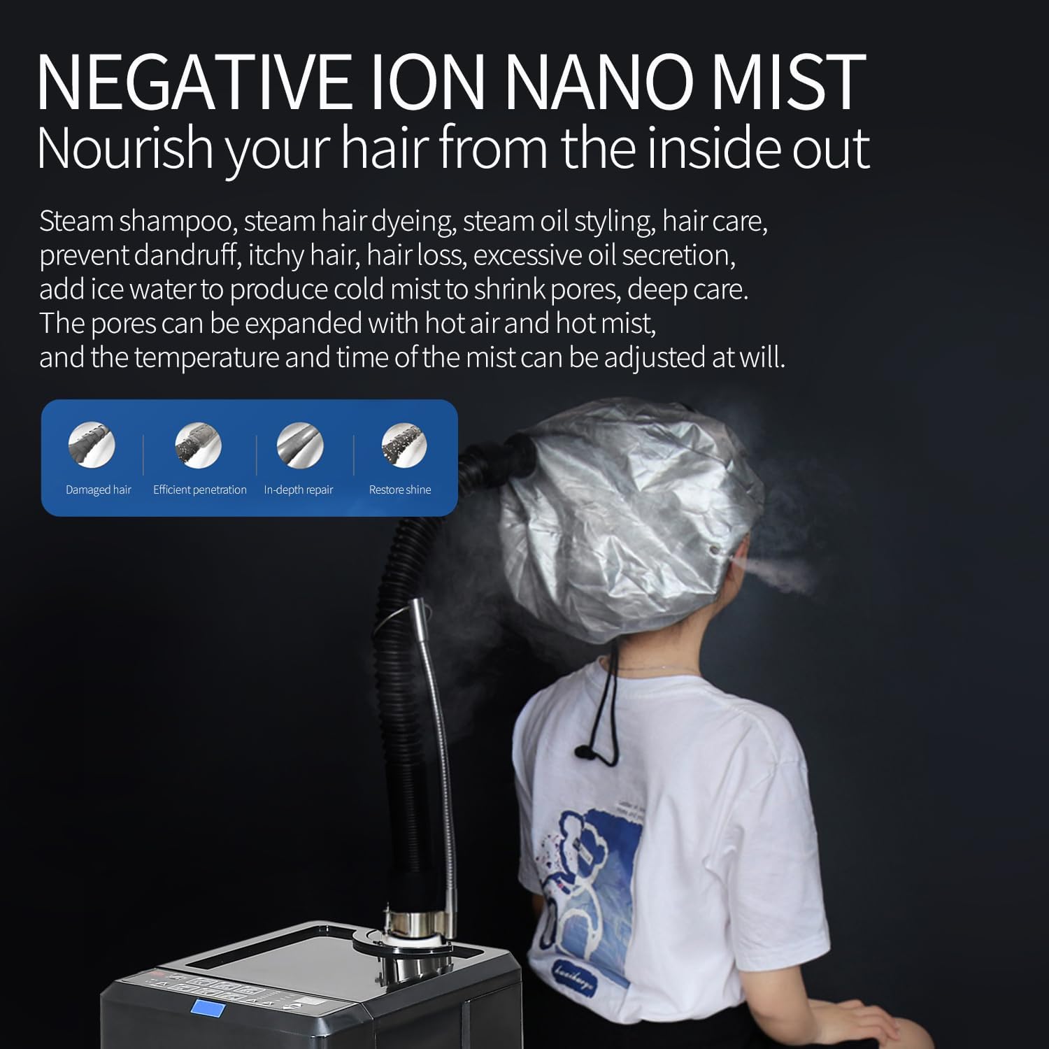 Professional Steam Perm Machin - Hair Care Salon recensie en prijs