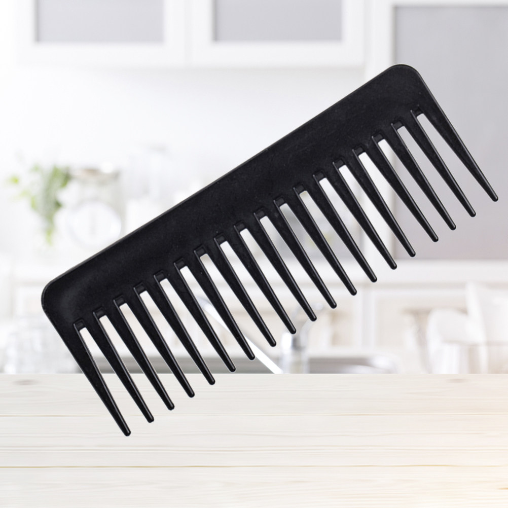 Plastic Haircut Comb Rounded T - Detangling Wide Comb recensie en prijs