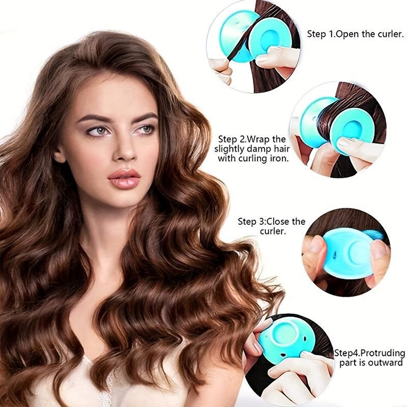 10pcs hair curler  Magic Silic - Hair Care For Curly Dry Hair recensie en prijs