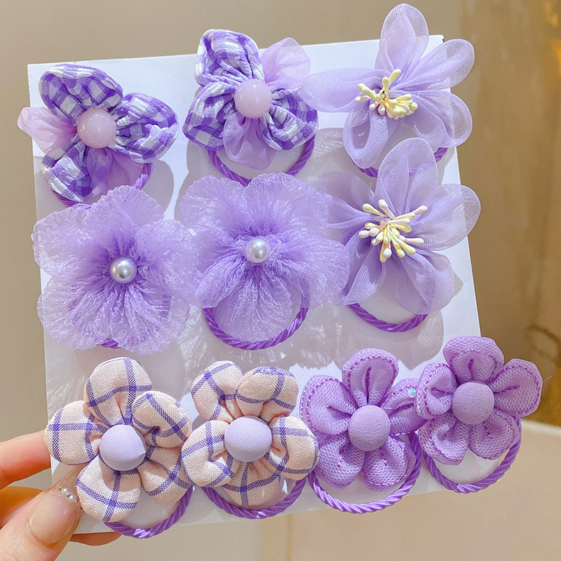 10Pcs Children's mesh flower h - Hair Net Invisible recensie en prijs