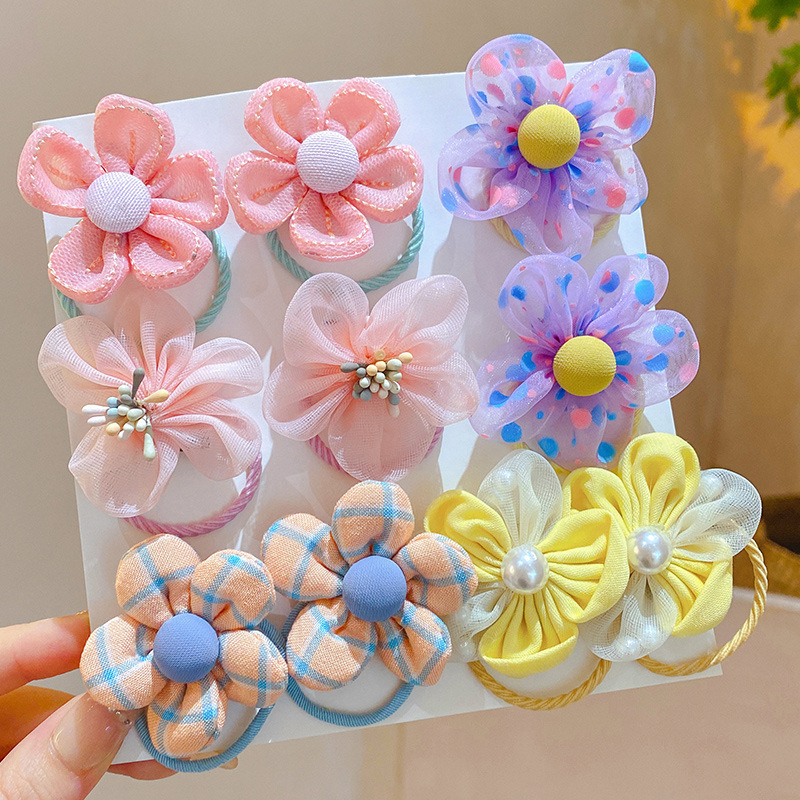 10Pcs Children's mesh flower h - Hair Net Invisible recensie en prijs